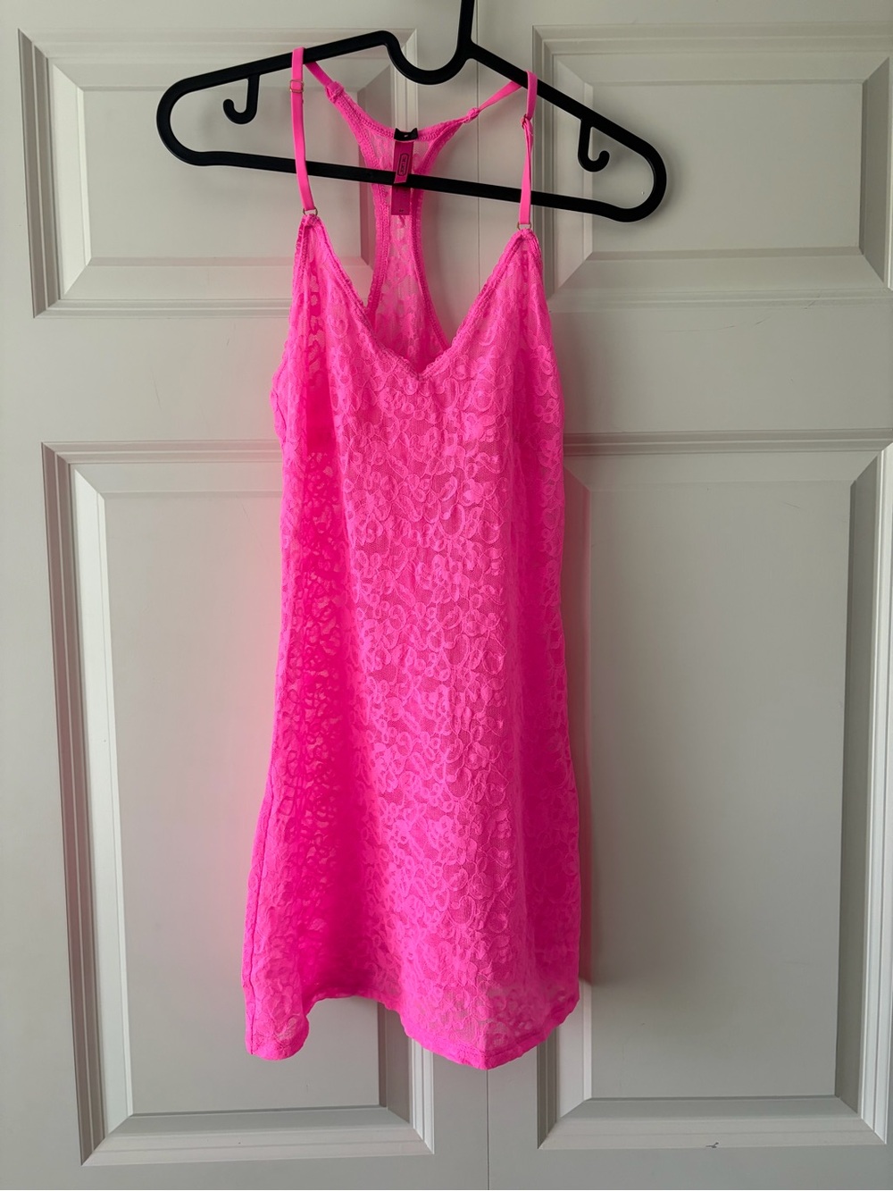 Victoria’s Secret Hot Pink The Lacie Slip Dress